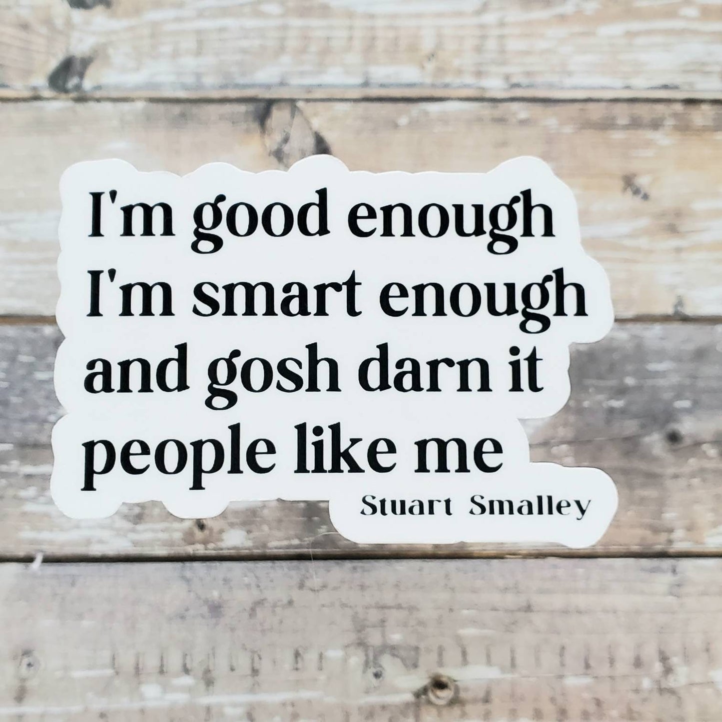 Good Enough Sticker, You Are Enough Sticker, Daily Affirmation Sticker, Mental Health Decal, Positive Affirmation Sticker, Manifestation