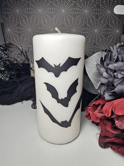 Bat Car Window Decal - Removable Temporary Vinyl Sticker for Halloween - Spooky Halloween Decor - Goth Decor - Cute Spooky Car Sticker