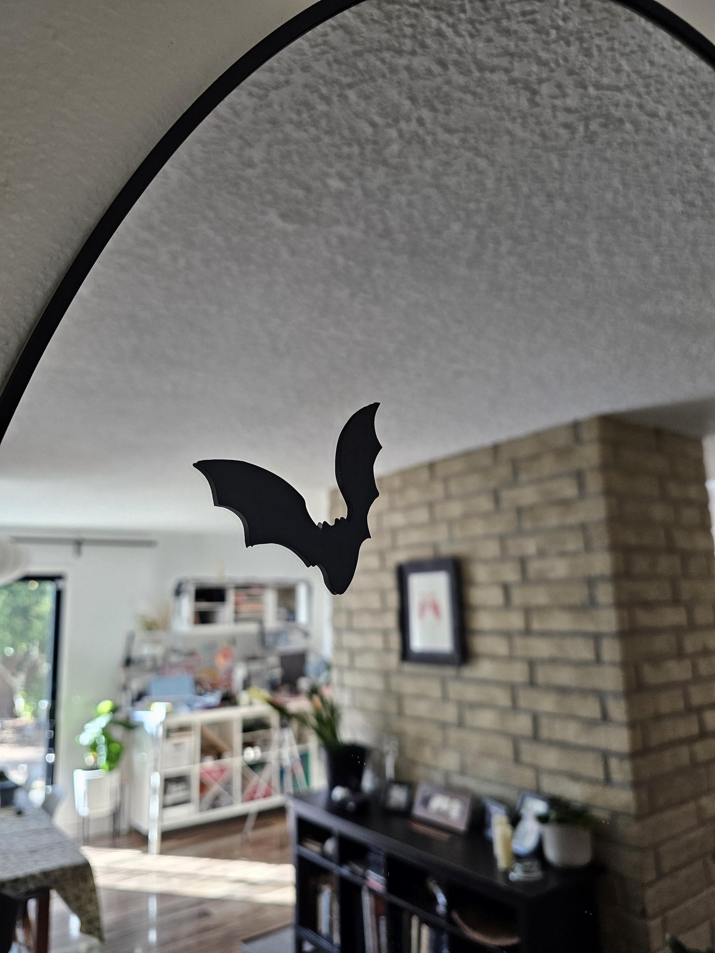 Bat Car Window Decal - Removable Temporary Vinyl Sticker for Halloween - Spooky Halloween Decor - Goth Decor - Cute Spooky Car Sticker
