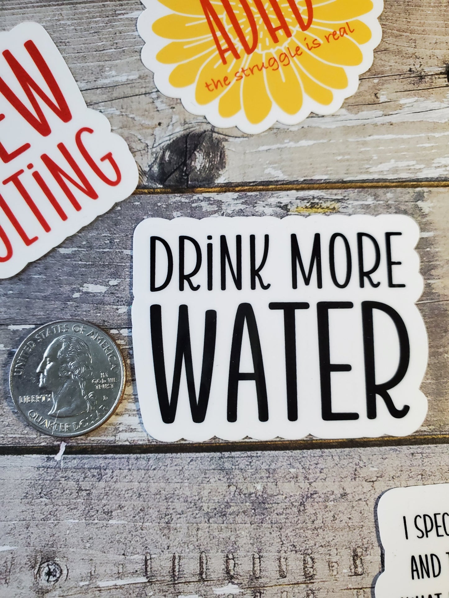 Drink More Water Sticker, Stay Hydrated Sticker, Drink Water Sticker
