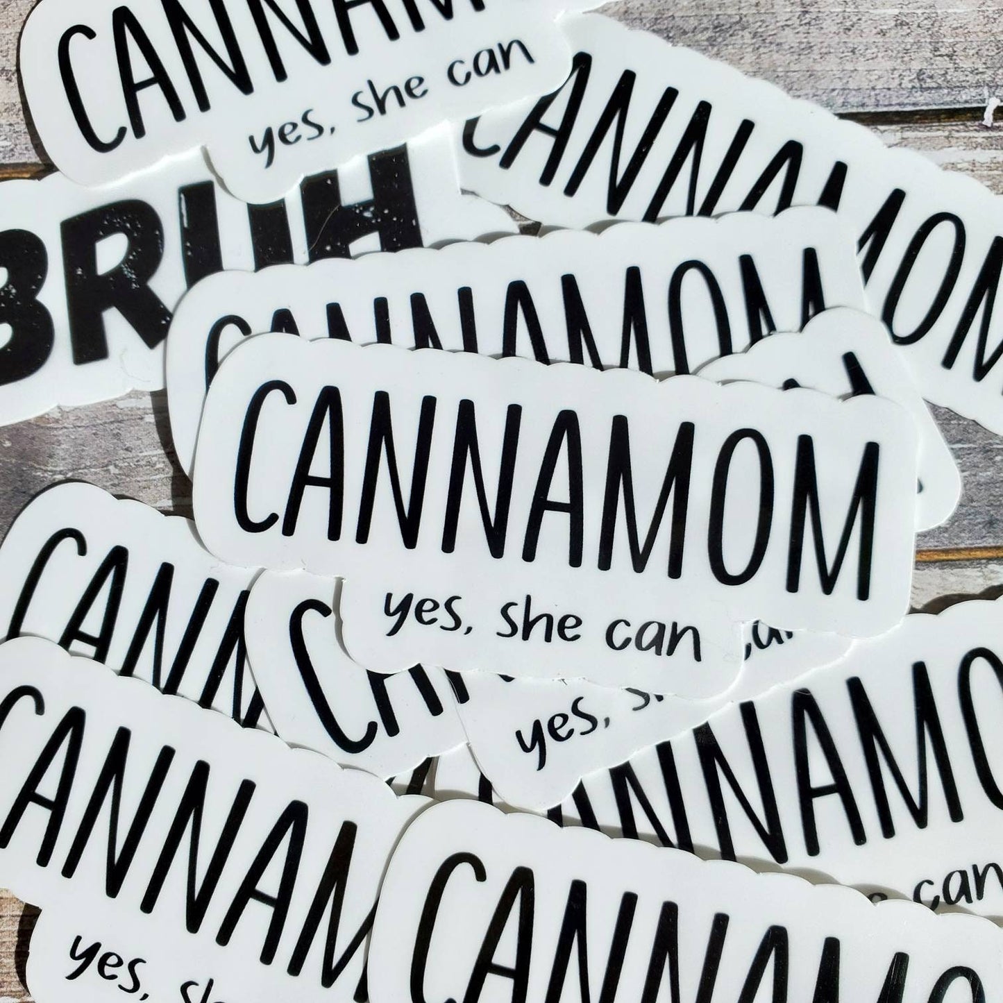 Cannamom Sticker, Cannabis Sticker, Marijuana Mom Sticker