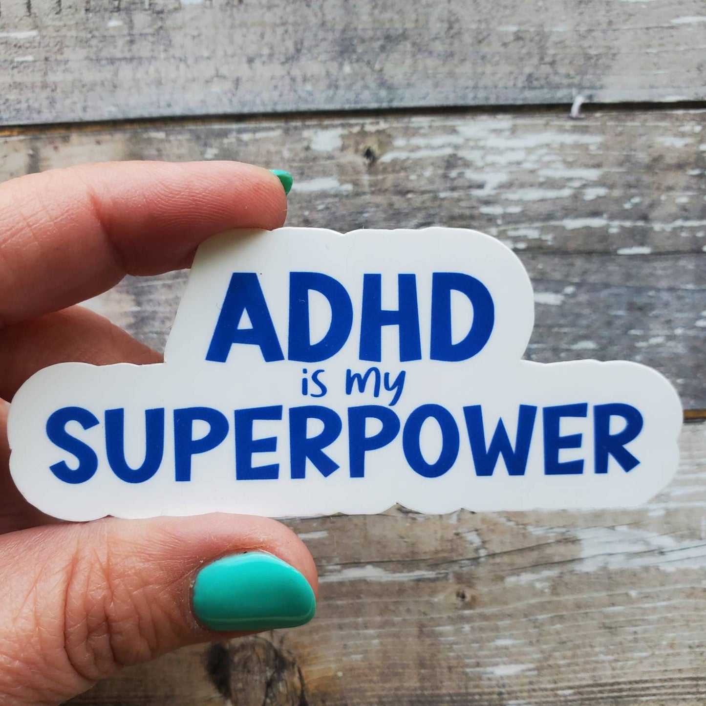 ADHD Sticker, ADHD Is My Superpower Sticker, ADHD Club Sticker