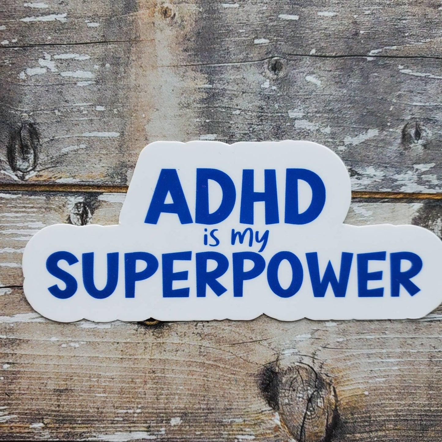 ADHD Sticker, ADHD Is My Superpower Sticker, ADHD Club Sticker