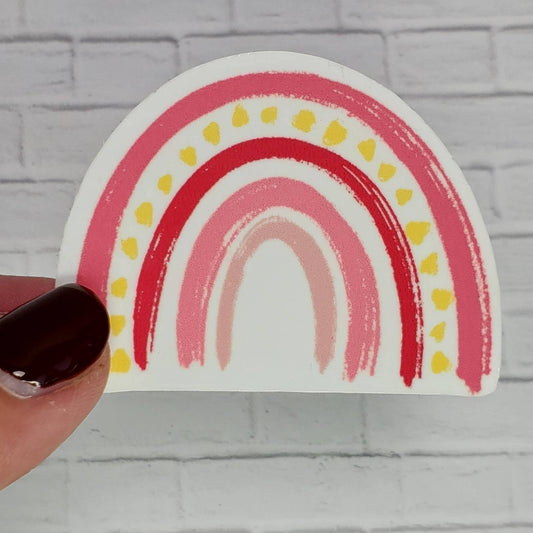 Rainbow Sticker, Cute Sticker, Hand Drawn  Decal, Journal Sticker, Water bottle Rainbow Sticker