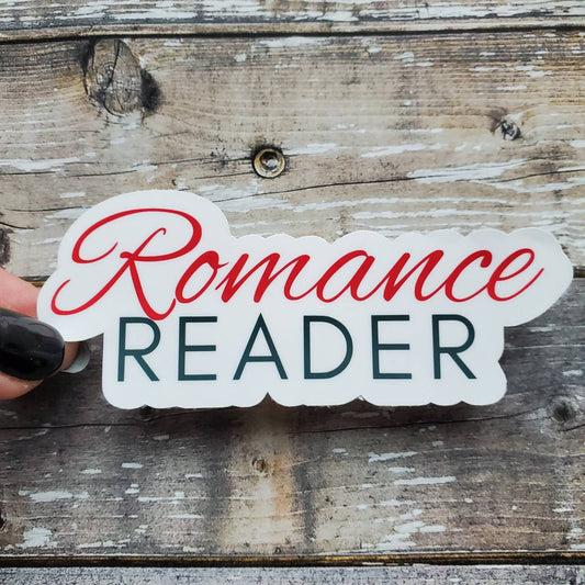 Romance Reader Sticker, Romance Novel Sticker, Gift for Romance Reader, Book Sticker