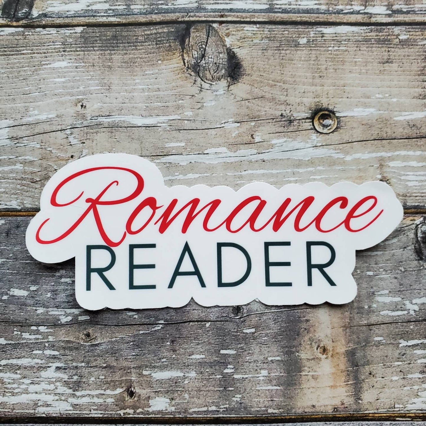 Romance Reader Sticker, Romance Novel Sticker, Gift for Romance Reader, Book Sticker
