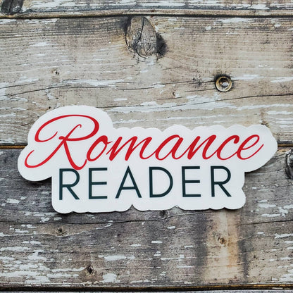 Romance Reader Sticker, Romance Novel Sticker, Gift for Romance Reader, Book Sticker
