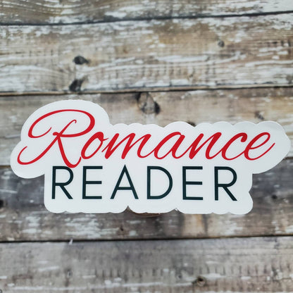 Romance Reader Sticker, Romance Novel Sticker, Gift for Romance Reader, Book Sticker