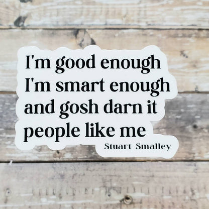Good Enough Sticker, You Are Enough Sticker, Daily Affirmation Sticker, Mental Health Decal, Positive Affirmation Sticker, Manifestation
