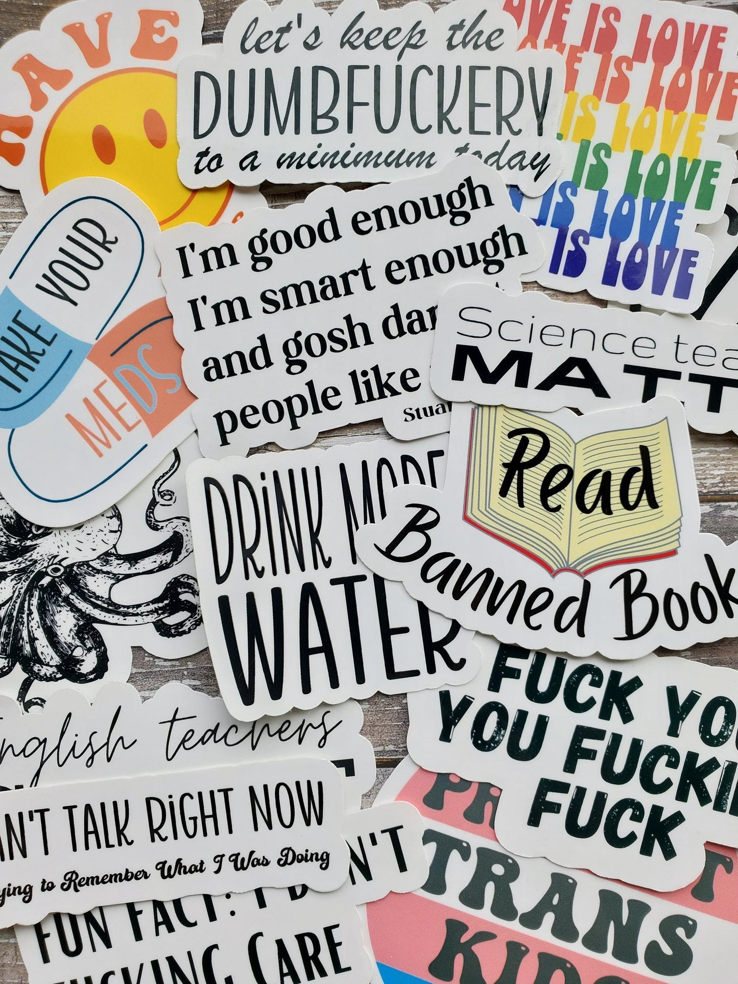 Read Banned Books Sticker, Read More Books Sticker, Reading Sticker