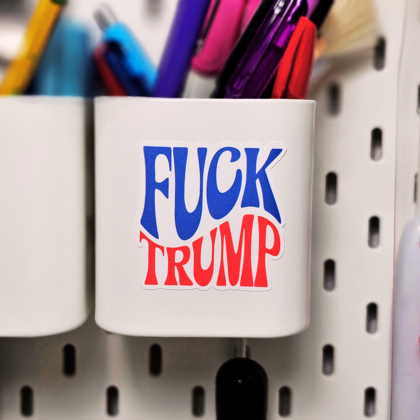Fuck Trump Sticker | Trump Sucks | FDT |Anti-Trump Vinyl Decal