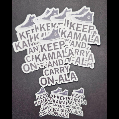 Keep Kamala and Carry On Sticker - Kamala Harris 2024 - Election 2024 Gift - SNL Kamala Harris - Madam President