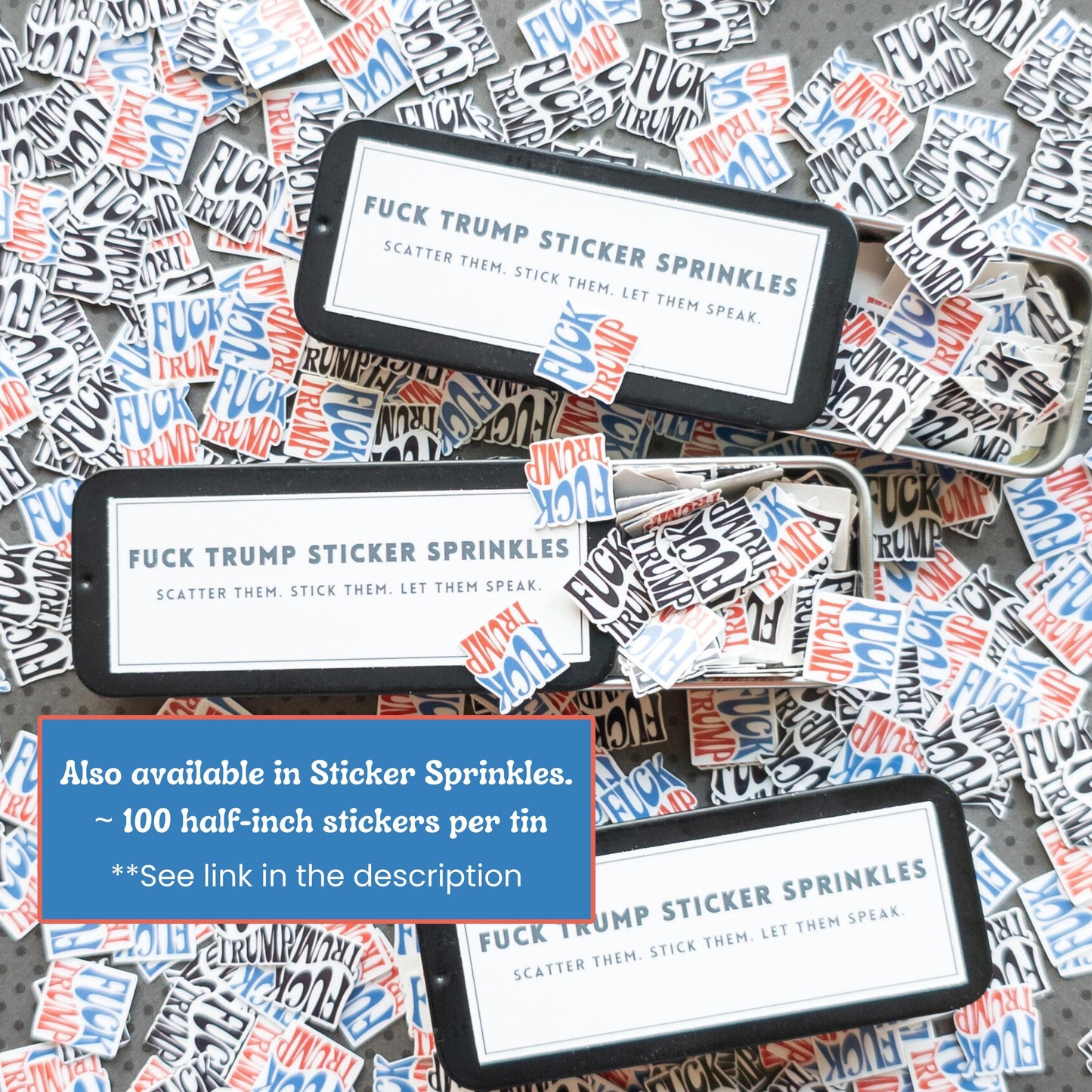 Fuck Trump Sticker | Trump Sucks | FDT |Anti-Trump Vinyl Decal