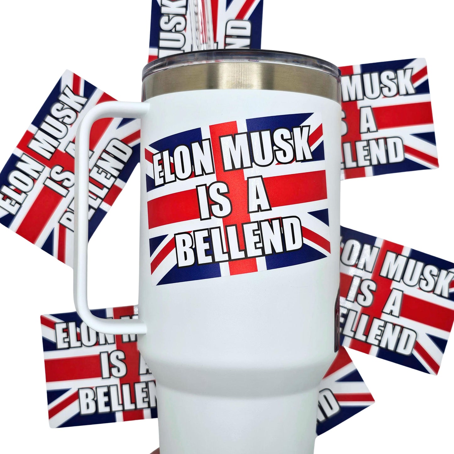 Anti-Elon Musk Bumper Sticker | "Elon Musk is a Bellend" Vinyl Decal | Inspired by UK Activist Group 'Everyone Hates Elon'