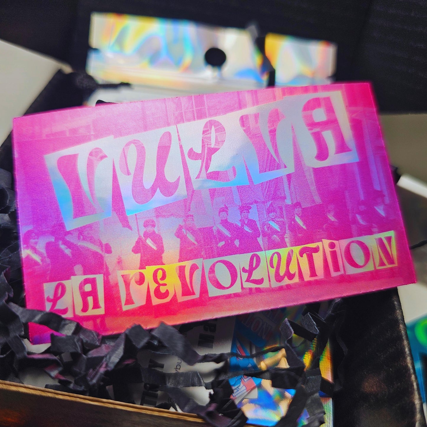 Feminist Sticker – VULVA LA RÉVOLUTION Protest Vinyl for Queer, Punk, and Intersectional Activism