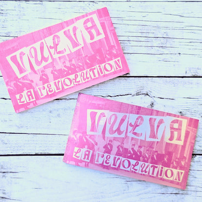 Feminist Sticker – VULVA LA RÉVOLUTION Protest Vinyl for Queer, Punk, and Intersectional Activism