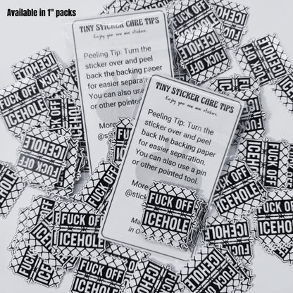 Abolish ICE Sticker | ICEhole Decal | Mini Sticker Packs