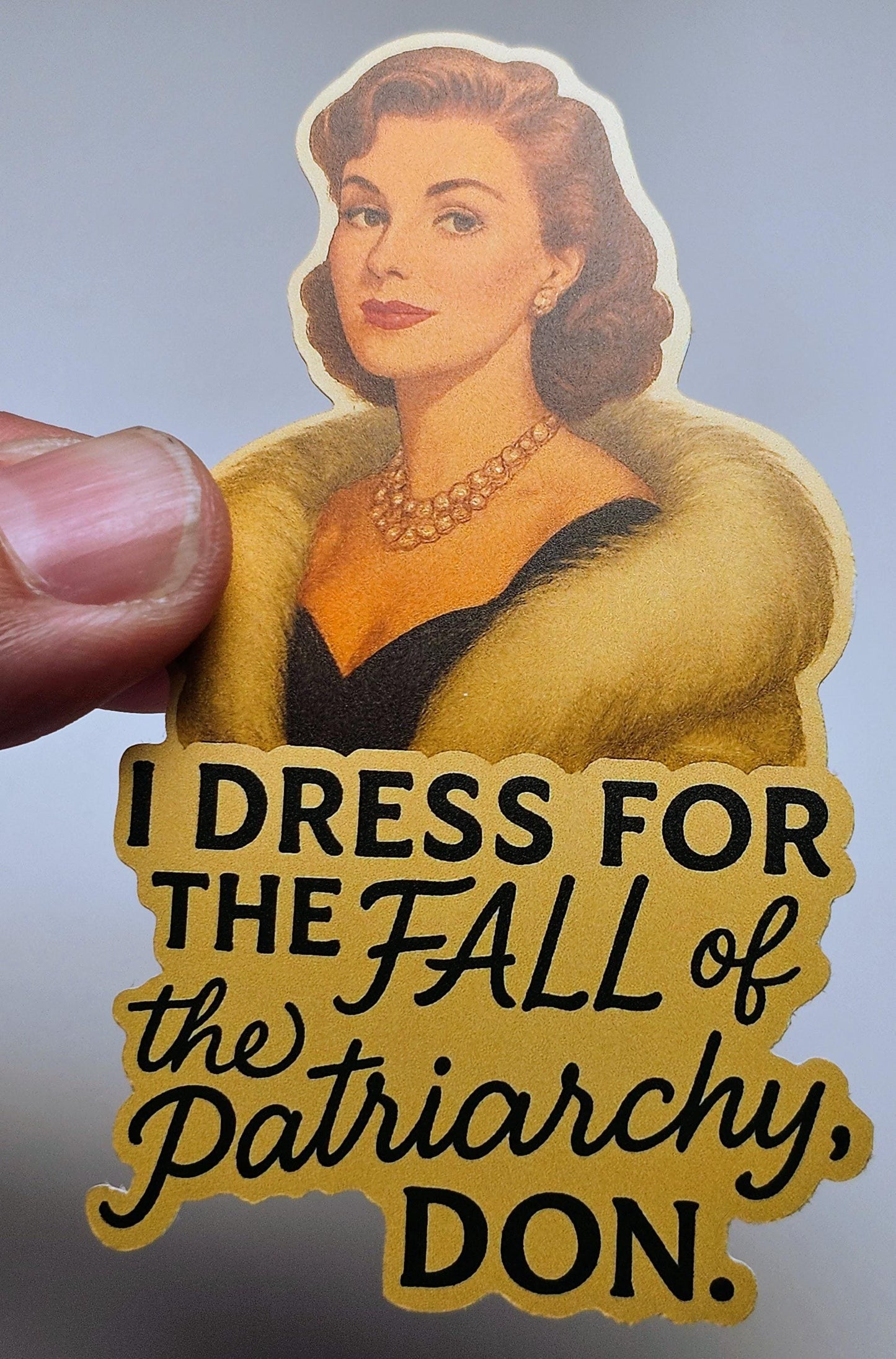 Fuck The Patriarchy | Feminist Vinyl Sticker | Smash The Patriarchy | Fall of the Patriarchy | Political Vinyl Decal