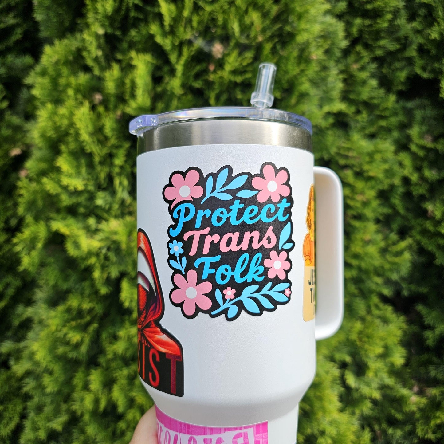 Protect Trans Folks Sticker | Trans Rights | LGBTQ Equality | Waterproof Vinyl Gifts for Pride