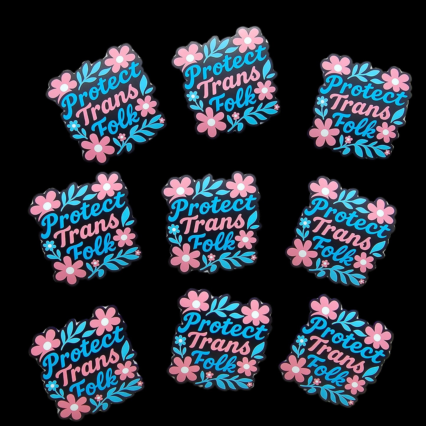 Protect Trans Folks Sticker | Trans Rights | LGBTQ Equality | Waterproof Vinyl Gifts for Pride