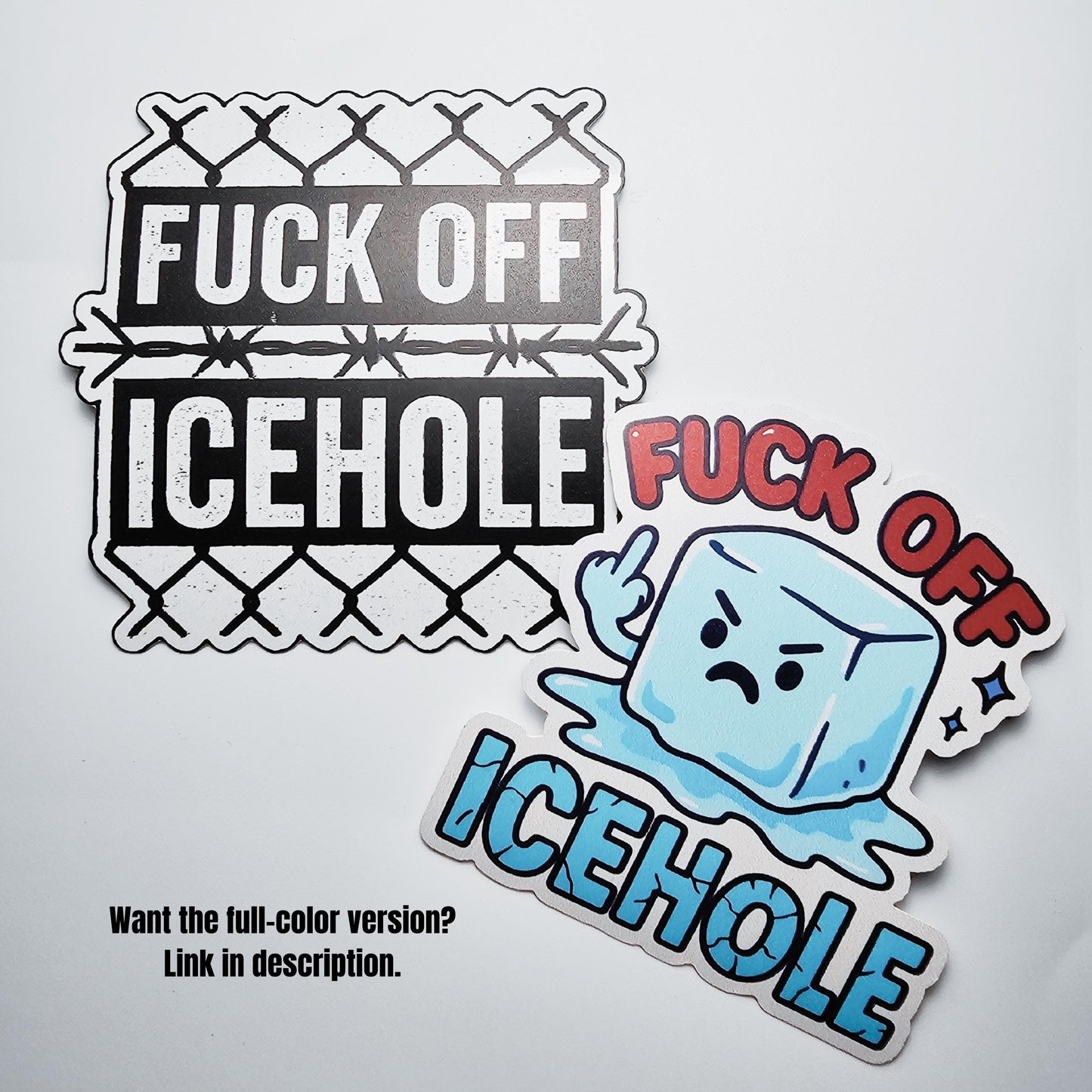 Abolish ICE Sticker | ICEhole Decal | Mini Sticker Packs