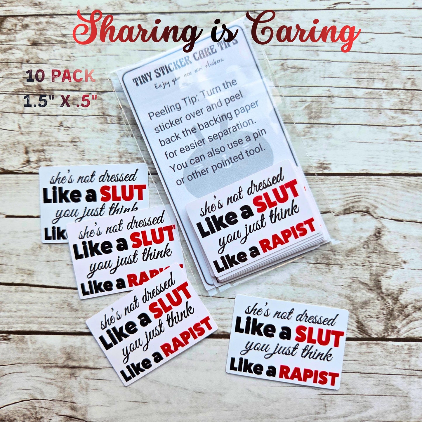 Feminist Sticker | Anti-Patriarchy Vinyl Decal | Anti Victim-Blaming | Survivor Support | Activist Sticker for Women’s Rights